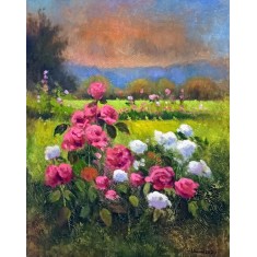 Tahir Bilal Ummi, 18 x 24 Inch, Oil on Canvas, Landscape Painting, AC-TBL-100